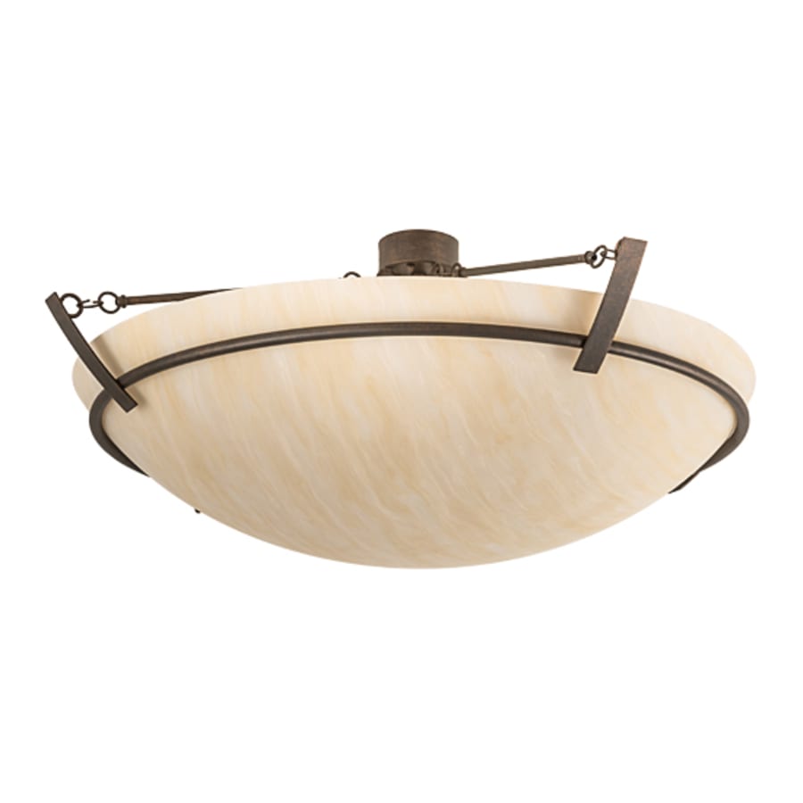 Meyda Tiffany Covina 8 Light 48" Wide Semi-Flush Bowl Ceiling Fixture