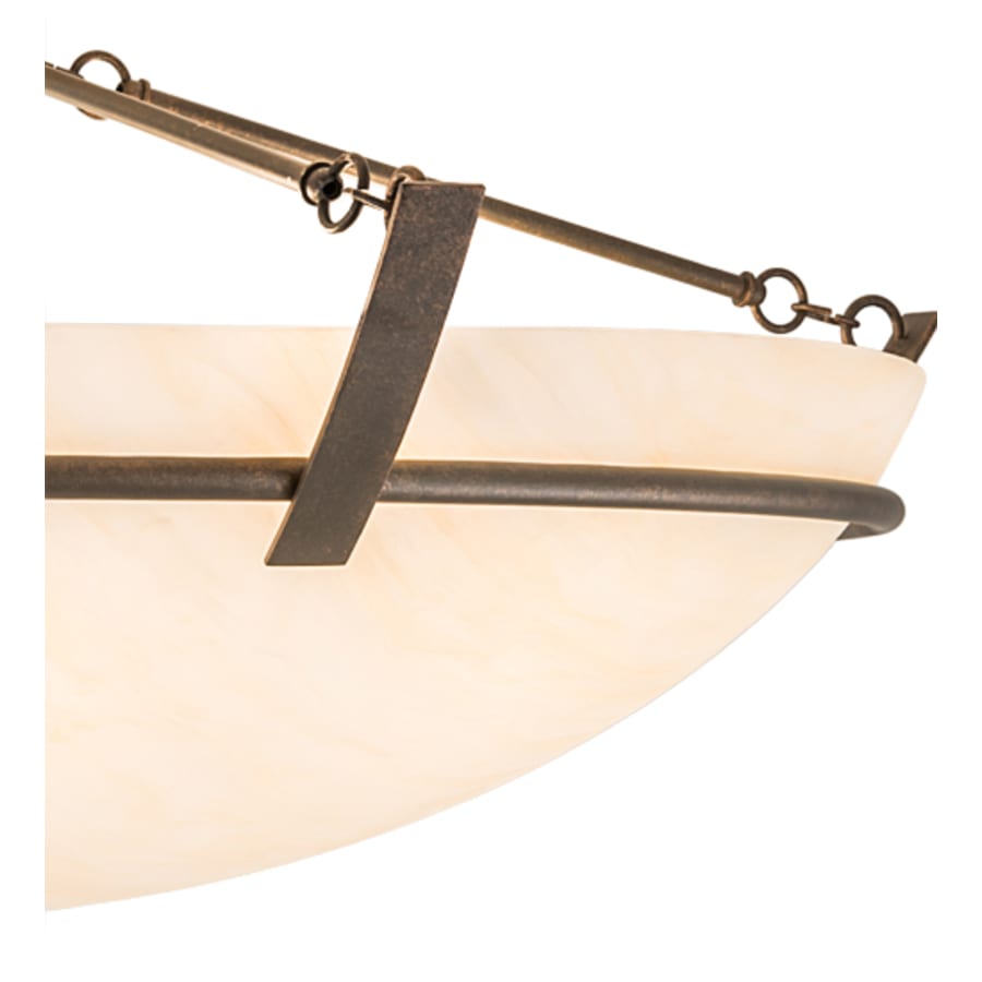 Meyda Tiffany Covina 8 Light 48" Wide Semi-Flush Bowl Ceiling Fixture