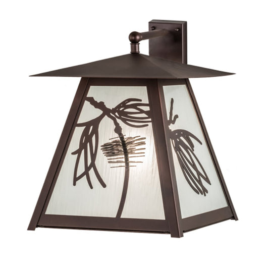 Meyda Tiffany Scotch Pine 19" Tall Wall Sconce