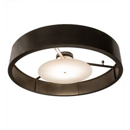 Meyda Tiffany Cilindro Chic 12 Light 72" Wide Semi-Flush Drum Ceiling Fixture