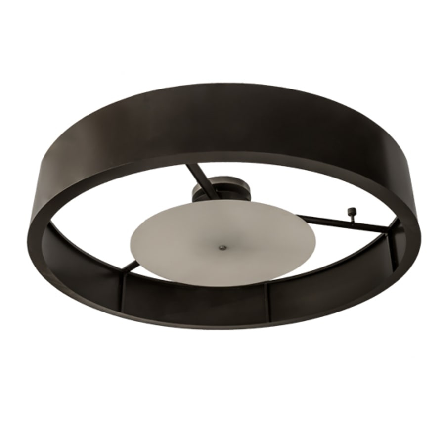 Meyda Tiffany Cilindro Chic 12 Light 72" Wide Semi-Flush Drum Ceiling Fixture