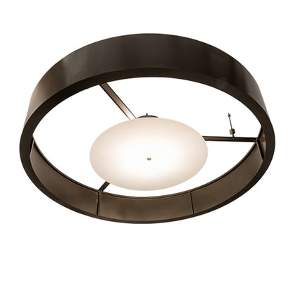 Meyda Tiffany Cilindro Chic 12 Light 72" Wide Semi-Flush Drum Ceiling Fixture