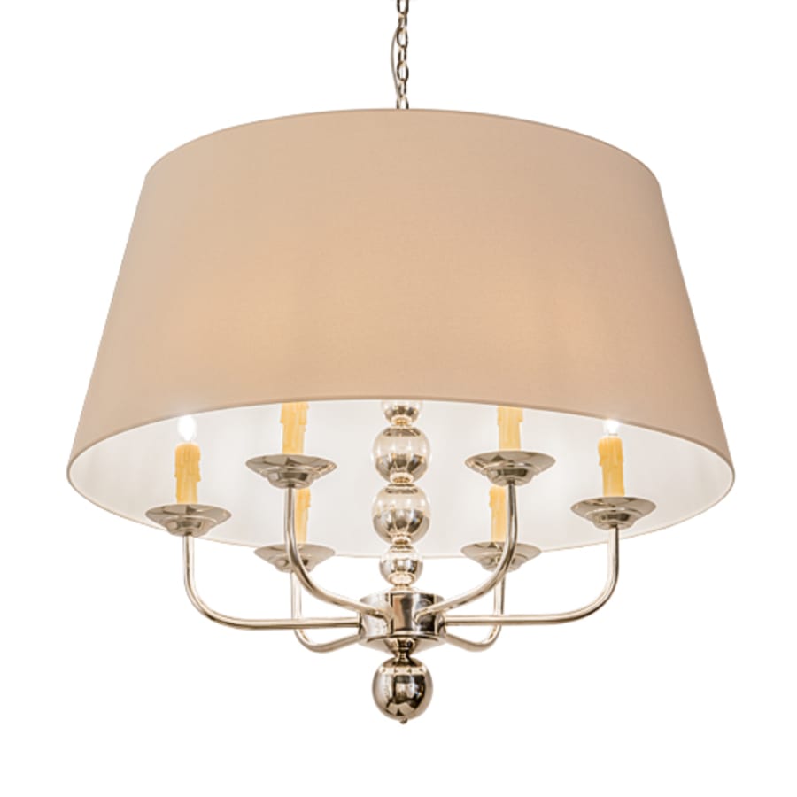 Meyda Tiffany 6 Light 38" Wide Taper Candle Pendant