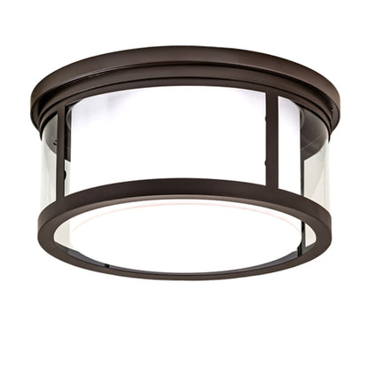Meyda Tiffany Cilindro Campbell 19" Wide LED Flush Mount Drum Ceiling Fixture