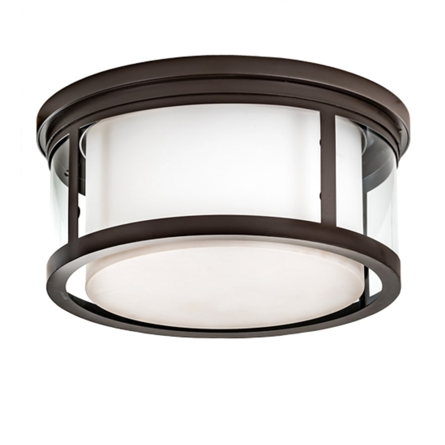 Meyda Tiffany Cilindro Campbell 19" Wide LED Flush Mount Drum Ceiling Fixture