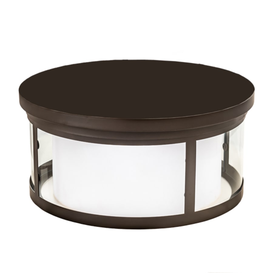 Meyda Tiffany Cilindro Campbell 19" Wide LED Flush Mount Drum Ceiling Fixture