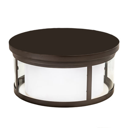 Meyda Tiffany Cilindro Campbell 19" Wide LED Flush Mount Drum Ceiling Fixture