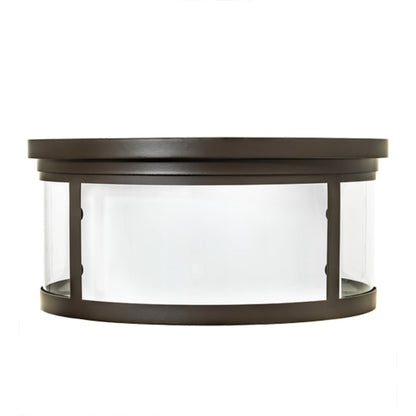 Meyda Tiffany Cilindro Campbell 19" Wide LED Flush Mount Drum Ceiling Fixture