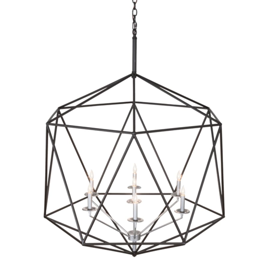 Meyda Tiffany 7 Light 42" Wide Taper Candle Pendant