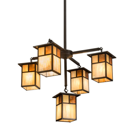 Meyda Tiffany Hyde Park 5 Light 32" Wide Chandelier