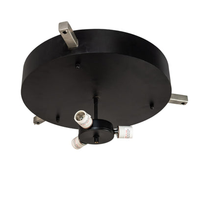 Meyda Tiffany Nathan 3 Light 24" Wide Semi-Flush Drum Ceiling Fixture