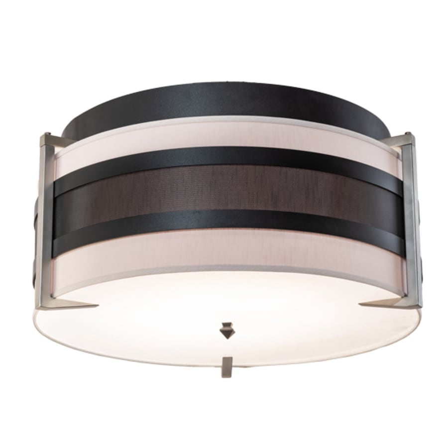 Meyda Tiffany Nathan 6 Light 36" Wide Semi-Flush Drum Ceiling Fixture