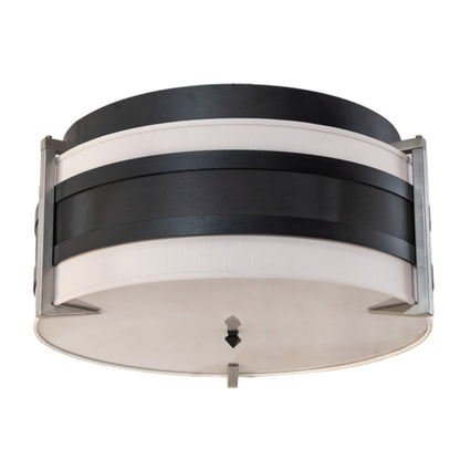Meyda Tiffany Nathan 6 Light 36" Wide Semi-Flush Drum Ceiling Fixture