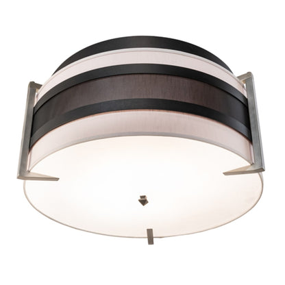Meyda Tiffany Nathan 6 Light 36" Wide Semi-Flush Drum Ceiling Fixture