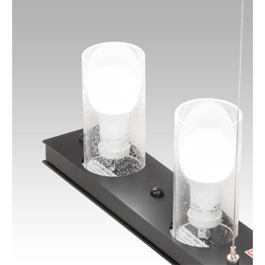 Meyda Tiffany 6 Light 44" Wide Pillar Candle Linear Pendant