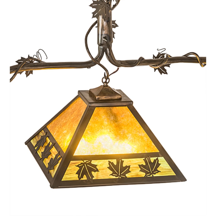 Meyda Tiffany 3 Light 66" Wide Linear Pendant