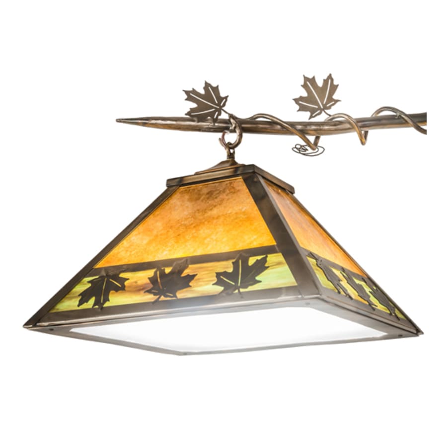 Meyda Tiffany 3 Light 66" Wide Linear Pendant