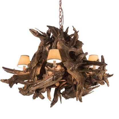 Meyda Tiffany Driftwood 5 Light 40" Wide Chandelier