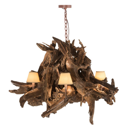 Meyda Tiffany Driftwood 5 Light 40" Wide Chandelier