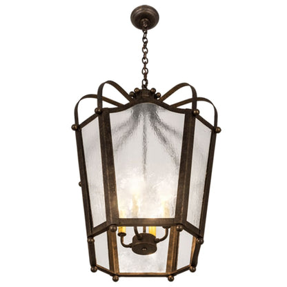 Meyda Tiffany 4 Light 22" Wide Taper Candle Pendant