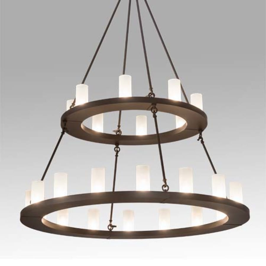 Meyda Tiffany Loxley 24 Light 54" Wide Ring Chandelier