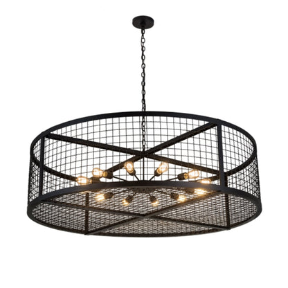 Meyda Tiffany 12 Light 60" Wide Cage Pendant