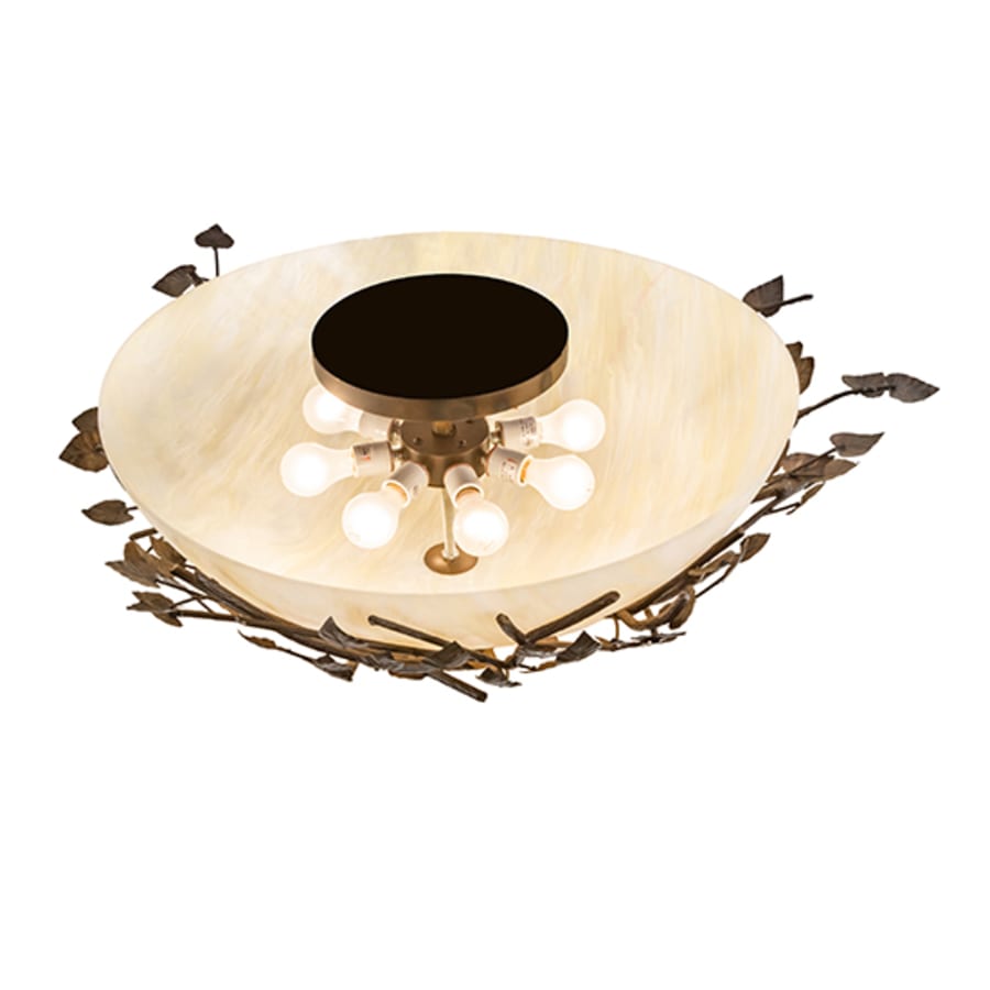 Meyda Tiffany Espe 4 Light 40" Wide Semi-Flush Bowl Ceiling Fixture