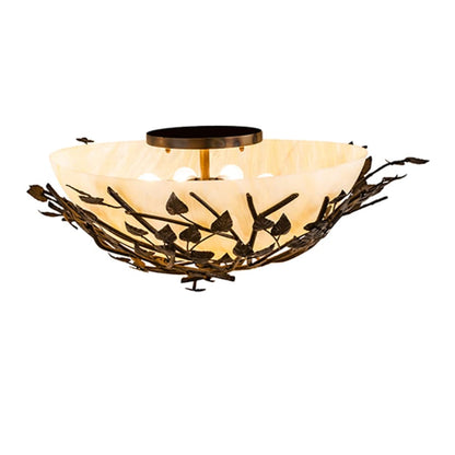Meyda Tiffany Espe 4 Light 40" Wide Semi-Flush Bowl Ceiling Fixture