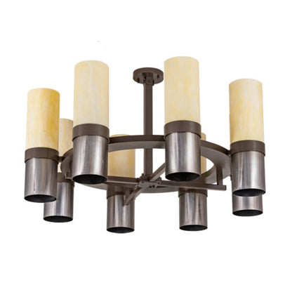 Meyda Tiffany Farmington 8 Light 48" Wide Semi-flush Ceiling Fixture