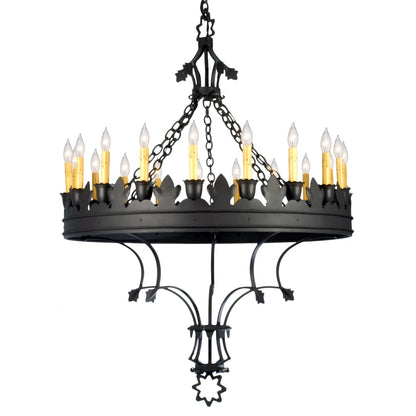 Meyda Tiffany Seville 19 Light 36-1/2" Wide Taper Candle Chandelier