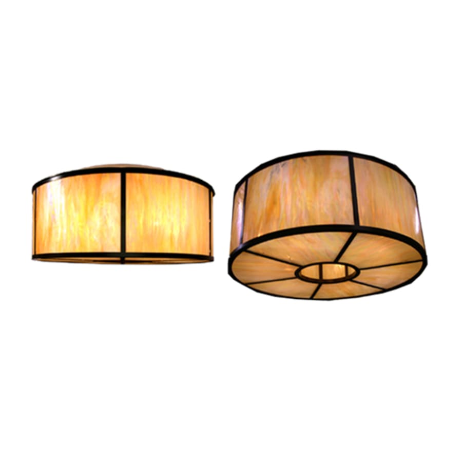 Meyda Tiffany Mission Prime 6 Light 48" Wide Semi-Flush Drum Ceiling Fixture