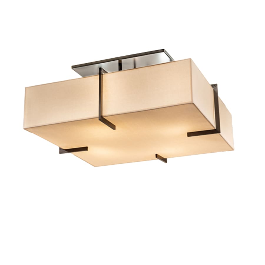 Meyda Tiffany Martis 8 Light 56" Wide Semi-Flush Square Ceiling Fixture