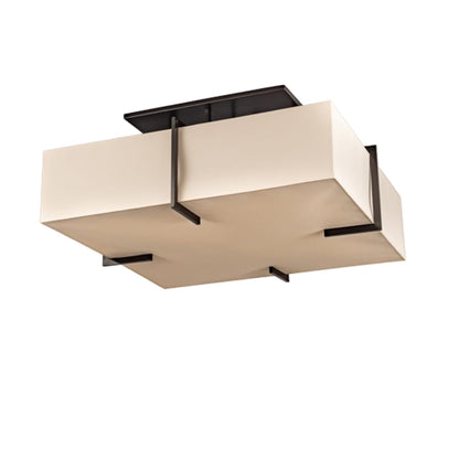 Meyda Tiffany Martis 8 Light 56" Wide Semi-Flush Square Ceiling Fixture
