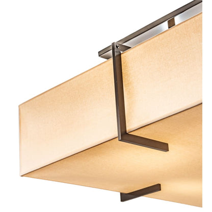 Meyda Tiffany Martis 8 Light 56" Wide Semi-Flush Square Ceiling Fixture