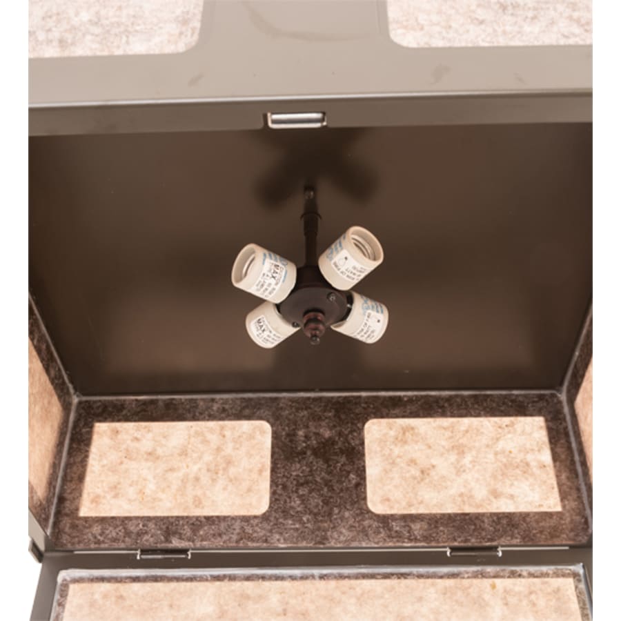 Meyda Tiffany Quezon 4 Light 34" Wide Flush Mount Square Ceiling Fixture with Silver Mica Shade - Timeless Bronze Finish
