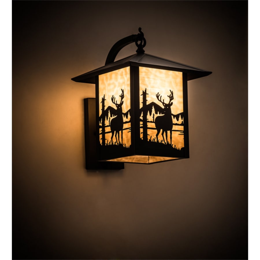 Meyda Tiffany Seneca Deer Creek 16" Tall Wall Sconce