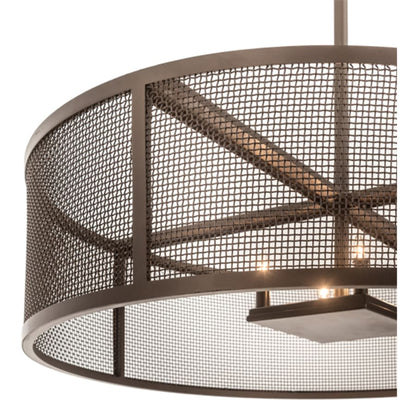Meyda Tiffany 4 Light 36" Wide Cage Pendant