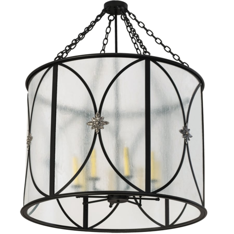 Meyda Tiffany 8 Light 37" Wide Taper Candle Pendant