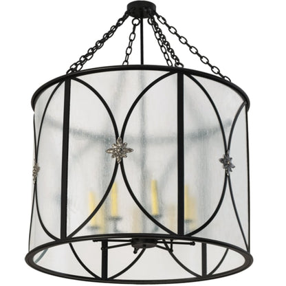 Meyda Tiffany 8 Light 37" Wide Taper Candle Pendant