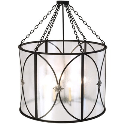 Meyda Tiffany 8 Light 37" Wide Taper Candle Pendant