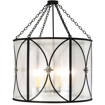 Meyda Tiffany 8 Light 37" Wide Taper Candle Pendant