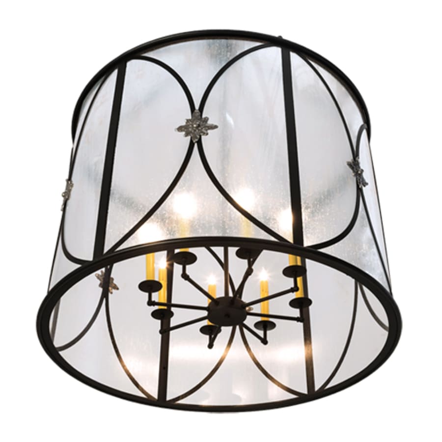 Meyda Tiffany 8 Light 37" Wide Taper Candle Pendant