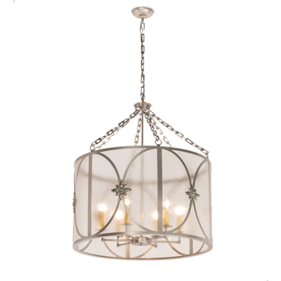Meyda Tiffany 6 Light 30" Wide Taper Candle Pendant