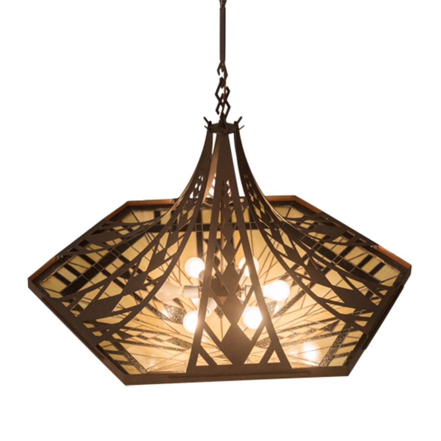 Meyda Tiffany 6 Light 40" Wide Pendant