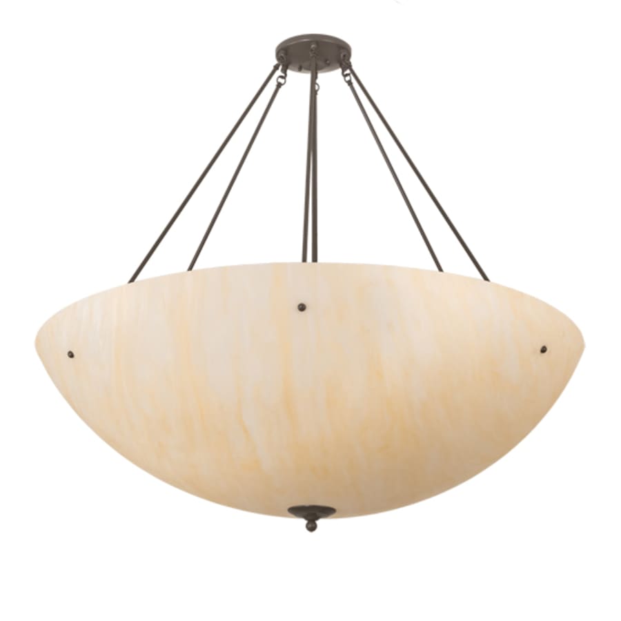 Meyda Tiffany Madison 8 Light 48" Wide Semi-Flush Bowl Ceiling Fixture - Timeless Bronze Finish