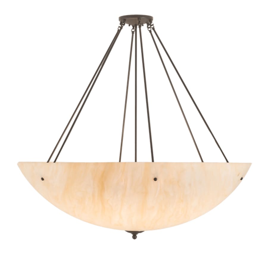 Meyda Tiffany Madison 8 Light 48" Wide Semi-Flush Bowl Ceiling Fixture - Timeless Bronze Finish