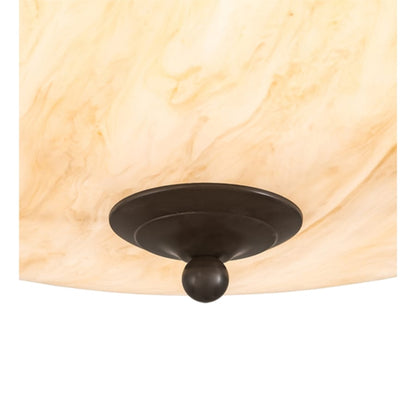 Meyda Tiffany Madison 8 Light 48" Wide Semi-Flush Bowl Ceiling Fixture - Timeless Bronze Finish