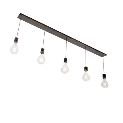 Meyda Tiffany 5 Light 102" Wide Linear Pendant