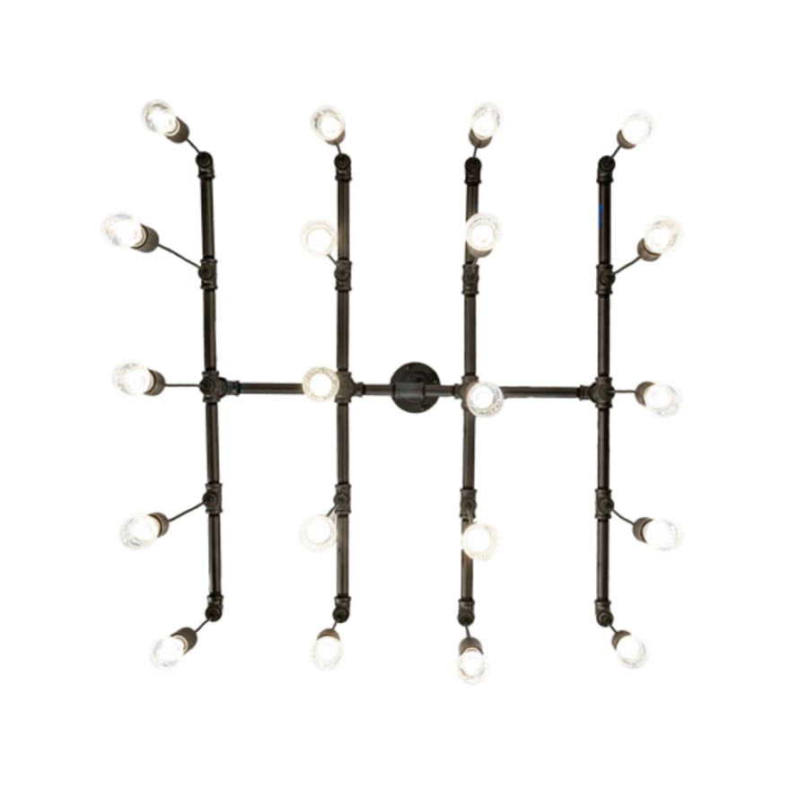 Meyda Tiffany 20 Light 51" Wide Abstract Linear Pendant