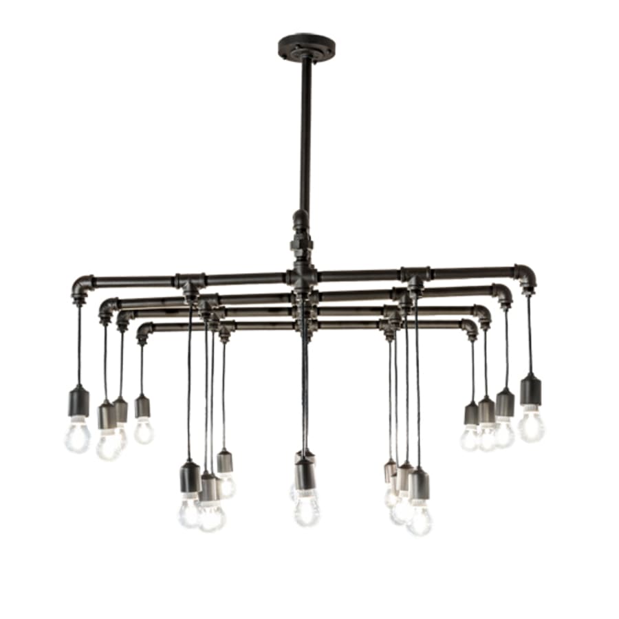 Meyda Tiffany 20 Light 51" Wide Abstract Linear Pendant